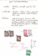 Turkey & Ottoman Empire -  Fiscal / Revenue & Rare Document With Stamps - 164 - Storia Postale