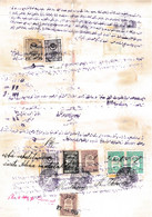 Turkey & Ottoman Empire -  Fiscal / Revenue & Rare Document With Stamps - 152 - Lettres & Documents