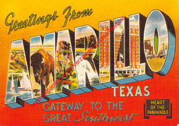 Greetings From Amarillo - Texas - United States USA - Amarillo
