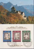 1988 Liechtenstein MC 82 Mi: LI BL13°, Y&T: LI BF 16°, ZNr. LI 885°, Tronfolge Zum 50. Regierungsjubiläum - Autres & Non Classés