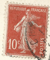 Semeuse N° 138 Type II Sur Carte Postale VIROFLAY à Travers Bois - Vue Artistique - Edit. F. Fleury Paris - Brieven En Documenten