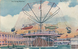 CPA - The Flying Machine - Earl's Court - Colorisé - Manège Dans L'eau - Animé - Forain - Autres & Non Classés