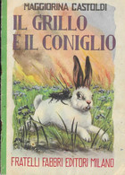 MAGGIORINA CASTOLDI - IL GRILLO E IL CONIGLIO - BIBLIOTECHE DEI FANCIULLI - FRATELLI FABBRI EDITORI MILANO 1954 - Teenagers En Kinderen