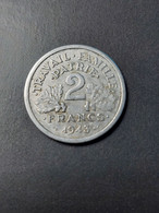 2 FRANCS 1943 B "ALU" - 2 Francs