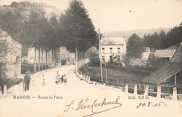 Belgique - Hamoir - Route De Filot - Edit. WB 87 - Précurseur - Animé - Enfant - Carte Postale Ancienne - Hamoir