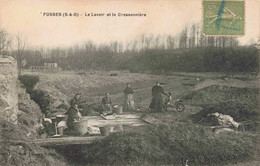 95 - FOSSES - S08831 - Le Lavoir Et La Cressonnière - Lavandière - L1 - Fosses
