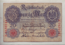 Europe - Allemagne - PK N°25 - 20 Mark - 04 - 20 Mark