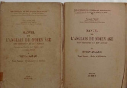 Manuel De L'anglais Du Moyen Age :Tome 1: Vieil Anglais . Tome 2: Moyen-Anglais - Englische Grammatik