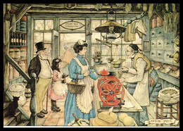 Kaart  046  Anton Pieck  "De Winkel" - Pieck, Anton