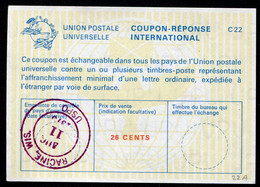 ETATS-UNIS / USA / AMÉRIQUE  International Reply Coupon / Coupon Réponse International - Andere & Zonder Classificatie