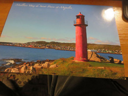 Carte Phare Ile Aux Marins Saint Pierre Et Miquelon - Briefe U. Dokumente