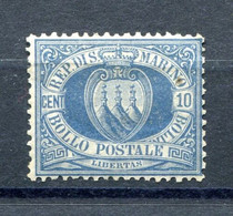 1877.SAN MARINO.YVERT 3*.NUEVO CON FIJASELLOS(MH).CATALOGO 200€ - Unused Stamps