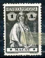 !										■■■■■ds■■ Macao 1913 AF#211 (*) Ceres 1 Avo Chalky 15x14 I-I (x2531) - Gebraucht
