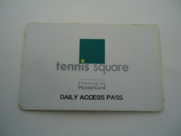 GREECE    PREPAID ADVERTISING  CARDS TENNIS SQUARE - Publicidad