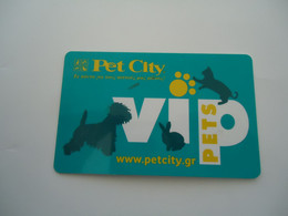 GREECE   PREPAID ADVERTISING PET CITY  STORE FOR ANIMALS - Publicidad