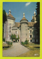 23 CHENERAILLES Château D'Estansannes Tour Carrée Du XIIème VOIR DOS Flamme De Guéret Et Timbre Europa En 1985 - Chenerailles