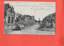 60 LASSIGNY Cpa Une Rue En Ruines Pres De L ' Eglise        1536 Phot Express - Lassigny