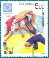 India 2004 Olympic Games, Athens 1v WRESTLING STAMP MNH, As Per Scan - Altri & Non Classificati