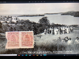 French Harbour In Roatan, Bay Island 1923 Sent By Blas Bombace ( Editor Of Postcards) - Honduras