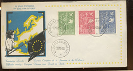 1953  Jeunesse Européenne 927/929  FDC  Cote 2023= 115- E - 1951-1960