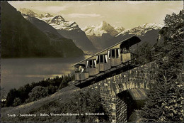 SWITZERLAND - TREIB SEELISBERG - BAHN - VIERWALDSTÄTTERSEE U. BRISTENSTOCK - PHOTO WEHRLI - TRENO / TRAIN 1950s (15847) - Seelisberg