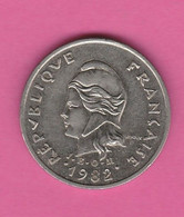 Polynésie Française - 10 Francs 1982 I.E.O.M. - Frans-Polynesië