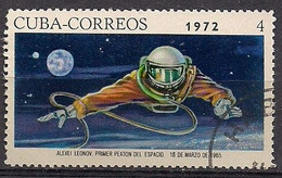 Cuba 1972 - Soviet Space Program Alexei Leonov Scott#1689 - Used - Gebraucht