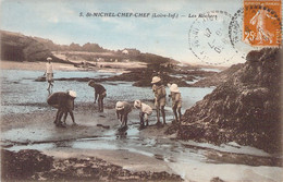 44 - Saint Michel Chef Chef - Les Rochers - Colorisée -  Carte Postale Ancienne - Saint-Michel-Chef-Chef