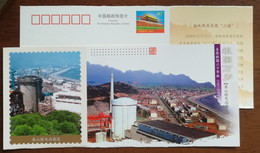 Construction Of Qinshan Nuclear Power Station,China 2009 The 60 Anniversary Of PRC Advertising Pre-stamped Card - Atomenergie