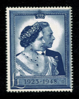 Ref 1595 - GB - KGVI 1948 £1 Silver Wedding Stamp - MNH - Neufs