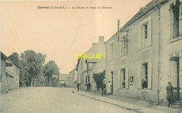 44 Derval, La Poste Et La Route De Rennes - Derval