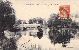 FRANCE - 45 - DORDIVE - Vue Sur Le Loing Et Pont De César - Gilot Garieau Editeur - Carte Postale Ancienne - Dordives