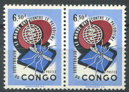 (CL 47) Congo ** N° 464 En Paire - Eradication Du Paludisme - Unused Stamps