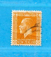 (Us.8) NUOVA ZELANDA  °-1915-21 - GEORGE V.  Yvert. 166. Usato - Gebraucht