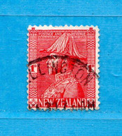 (Us.8) NUOVA ZELANDA  °-1926 - GEORGE V.  Yvert. 183. Usato - Oblitérés
