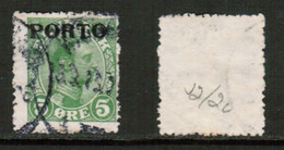 DENMARK   Scott # J 2 USED (CONDITION AS PER SCAN) (Stamp Scan # 867-8) - Postage Due