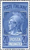 ITALIA REPUBBLICA ITALY REPUBLIC 1958 1966 POSTA PNEUMATICA TESTA DI MINERVA HEAD LIRE 20 MNH - Poste Exprèsse/pneumatique