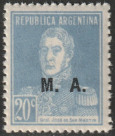 Argentina 1924 Sc OD32  Official MNH** - Service