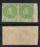 ● ARGENTINA   1862 / 64  -  N.  6 C   COPPIA - Nuovi  **  Cat.  ? Probabile RISTAMPA D'epoca ️ Lotto N. 19 ️ - Ungebraucht