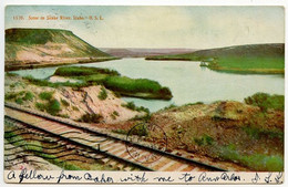 United States 1910 Postcard Scene On Snake River From Railroad, Idaho; Pocatello & Portland RPO Postmark - Altri & Non Classificati