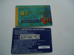 GREECE USED PREPAID CARDS  ECONOMICALL - Jungle