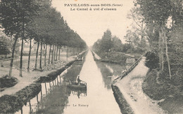 93 Les Pavillons Sous Bois CPA Le Canal à Vol D' Oiseau - Les Pavillons Sous Bois