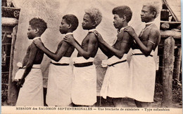 Mission Des SALOMON Septentrionales - Une Borchette De Cuisiniers - Type Mélanésien - Solomon Islands