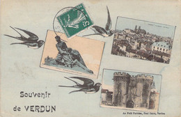 FRANCE - 55 - VERDUN - Souvenir De - Hirondelle - Carte Postale Ancienne - Verdun