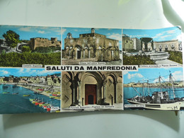 Cartolina Panoramica  "SALUTI DA MANFREDONIA" - Manfredonia