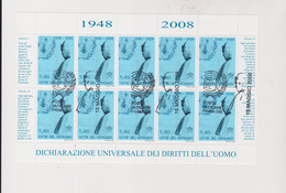 VATICAN 2008  Sheet   Used - Used Stamps