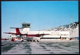 Greenland  Cards GODTHÅB AIRPORT  17-11-1980 EGEDESMINDE( Lot  708 ) - Groenland