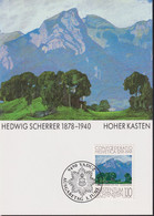 1991 Liechtenstein MC 102 Mi: LI 1019°, Y&T: LI 960°, ZNr. LI 961°, Hommage An Die Schweiz, Hoher Kasten,v. H. Scherrer - Autres & Non Classés