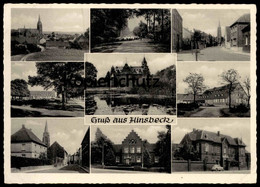 ALTE POSTKARTE GRUSS AUS HINSBECK NETTETAL SCHAFHERDE SCHAFE SCHLOSS KRICKENBECK VW Ansichtskarte AK Postcard Cpa - Nettetal