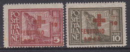 ITALY - EGEO OCC. TEDESCA  N.132-133 - Cat.300 Euro - MNH** Gomma Integra - Aegean (German Occ.)